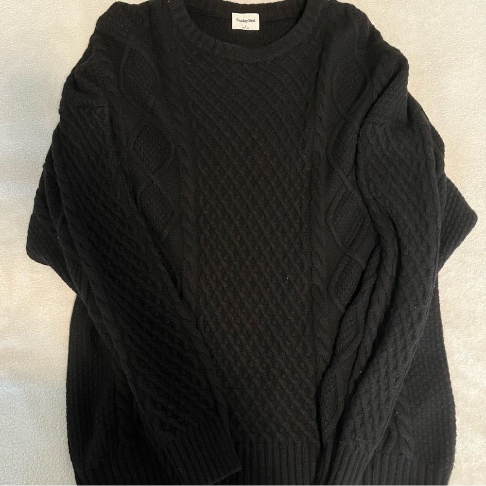Sunday best Aritzia oversized cable knit sweater
